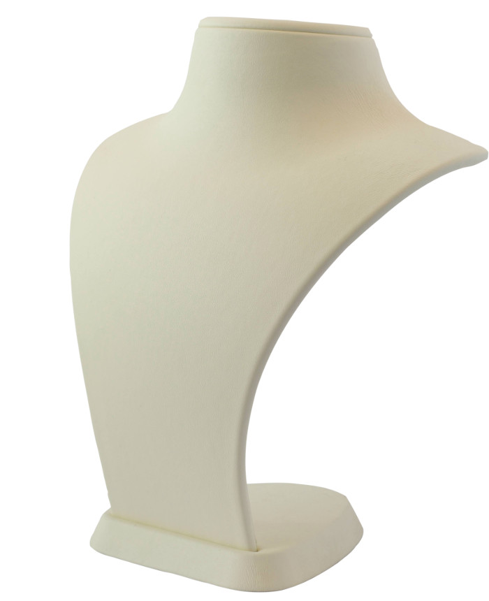 Maya - Новый кремовый манекен для демонстрации украшений: стильная подставка для ожерелий (высота 4.7 дюйма) 2