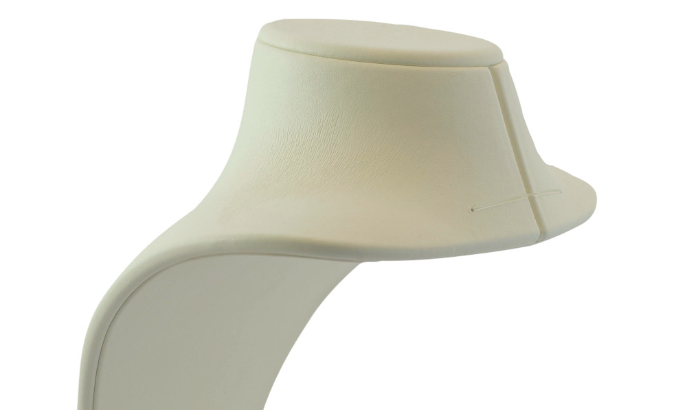 Maya - Новый кремовый манекен для демонстрации украшений: стильная подставка для ожерелий (высота 4.7 дюйма) 4