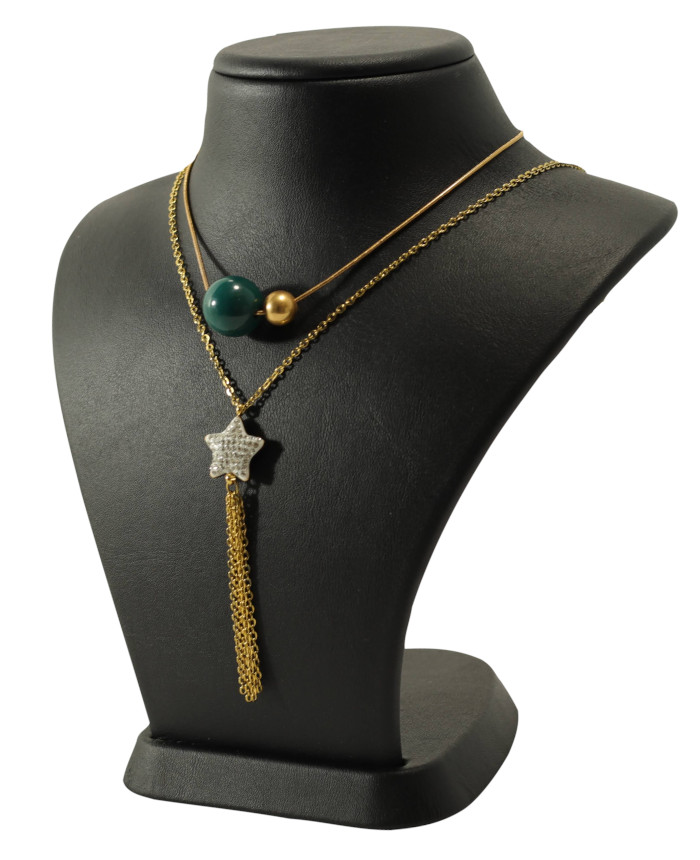 Black Neck Jewellery Display Stand (Maya H 6.3 inch)