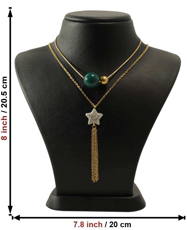 Оптовые и розничные витрины для ювелирных изделий: подставка для ожерелий (высота 8 дюймов) 4