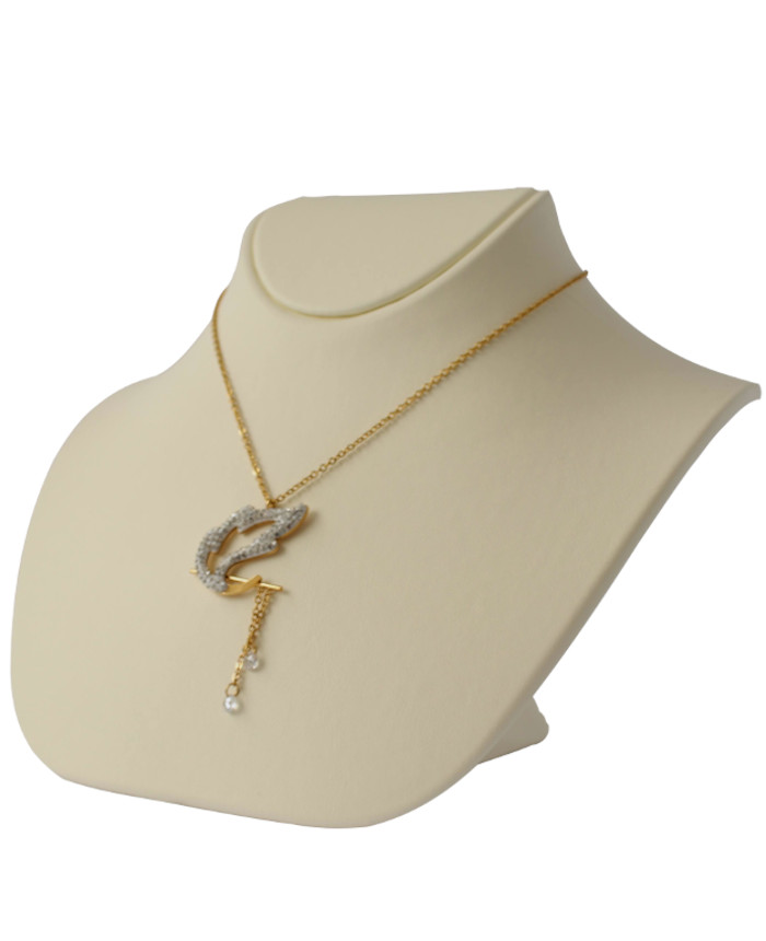 Mouse - Cream Jewellery Necklace Display Bust (H 5.9 inch)