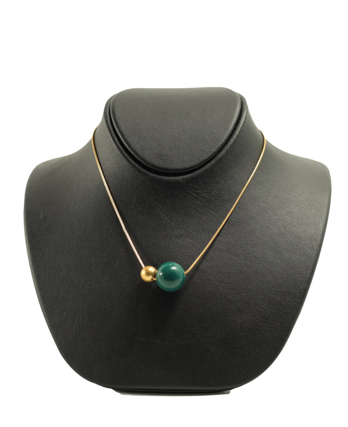 Кремовый манекен для демонстрации украшений с подставкой для кожаных ожерелий (высота 3.1 дюйма) 4