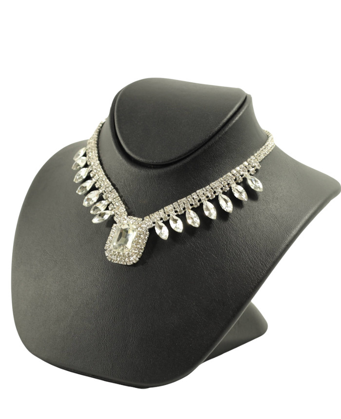 Mouse Necklace Display Bust - Black or Cream (H 5.1 inch)