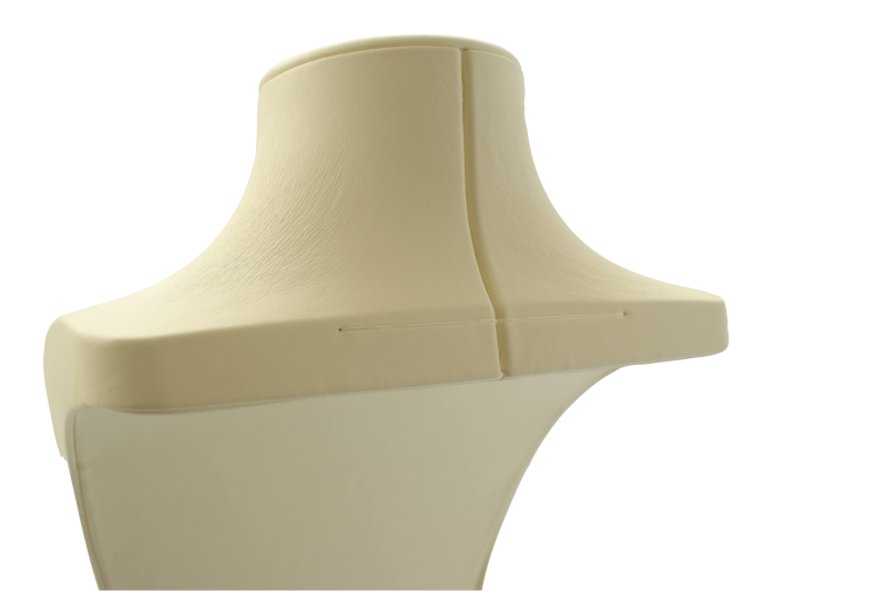 Кремовый кожаный держатель для украшений (Termessos, высота 17.3 см) 5