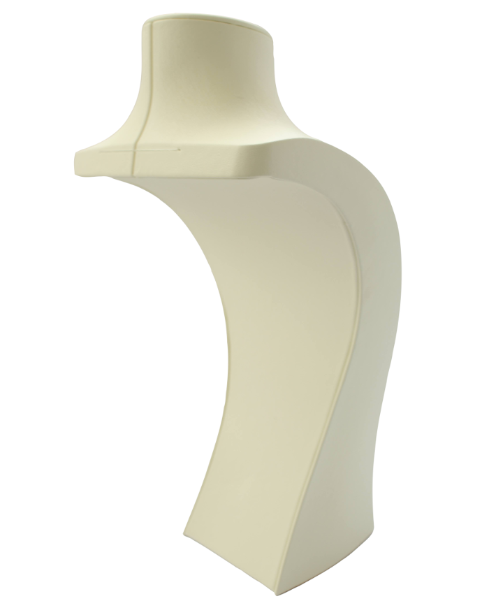 Кремовый кожаный держатель для украшений (высота 8 дюймов) 4