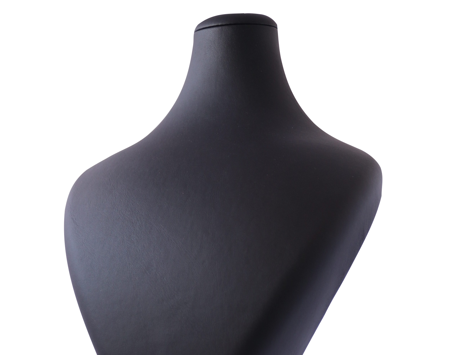 Copenhagen black jewelry display bust leather necklace stand (H 7.1 inch) 3