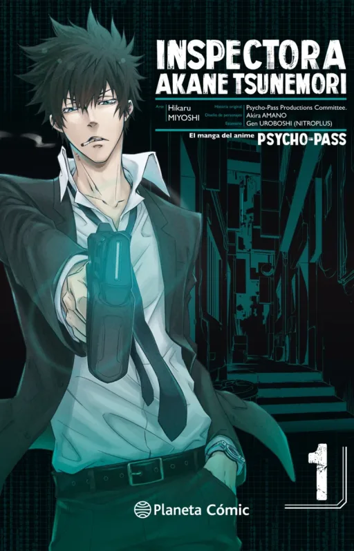 Portada de Psycho Pass: Inspectora Akane Tsunemori