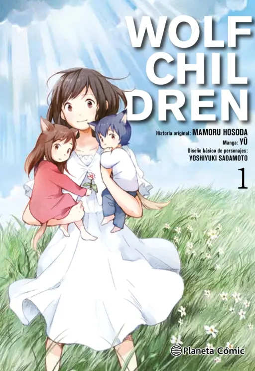 Portada de Wolf Children