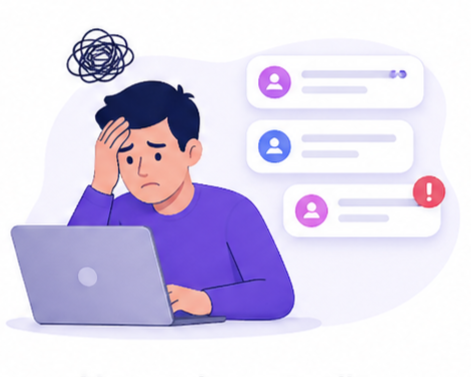 Manually replying and missing leads