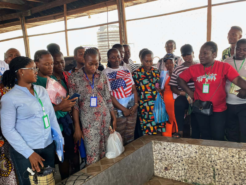 Pest and disease control field demonstration