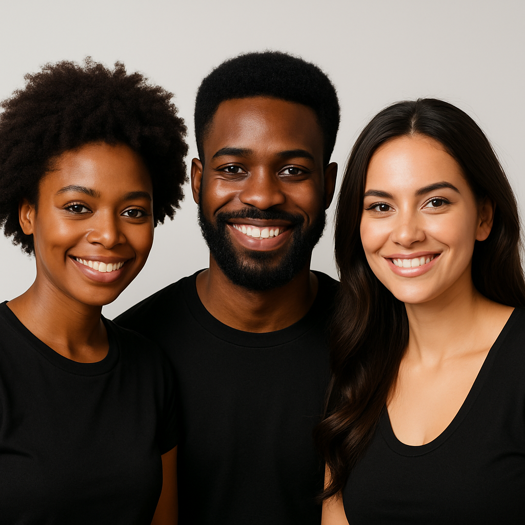 Beyond Beauty models showcasing healthy hair