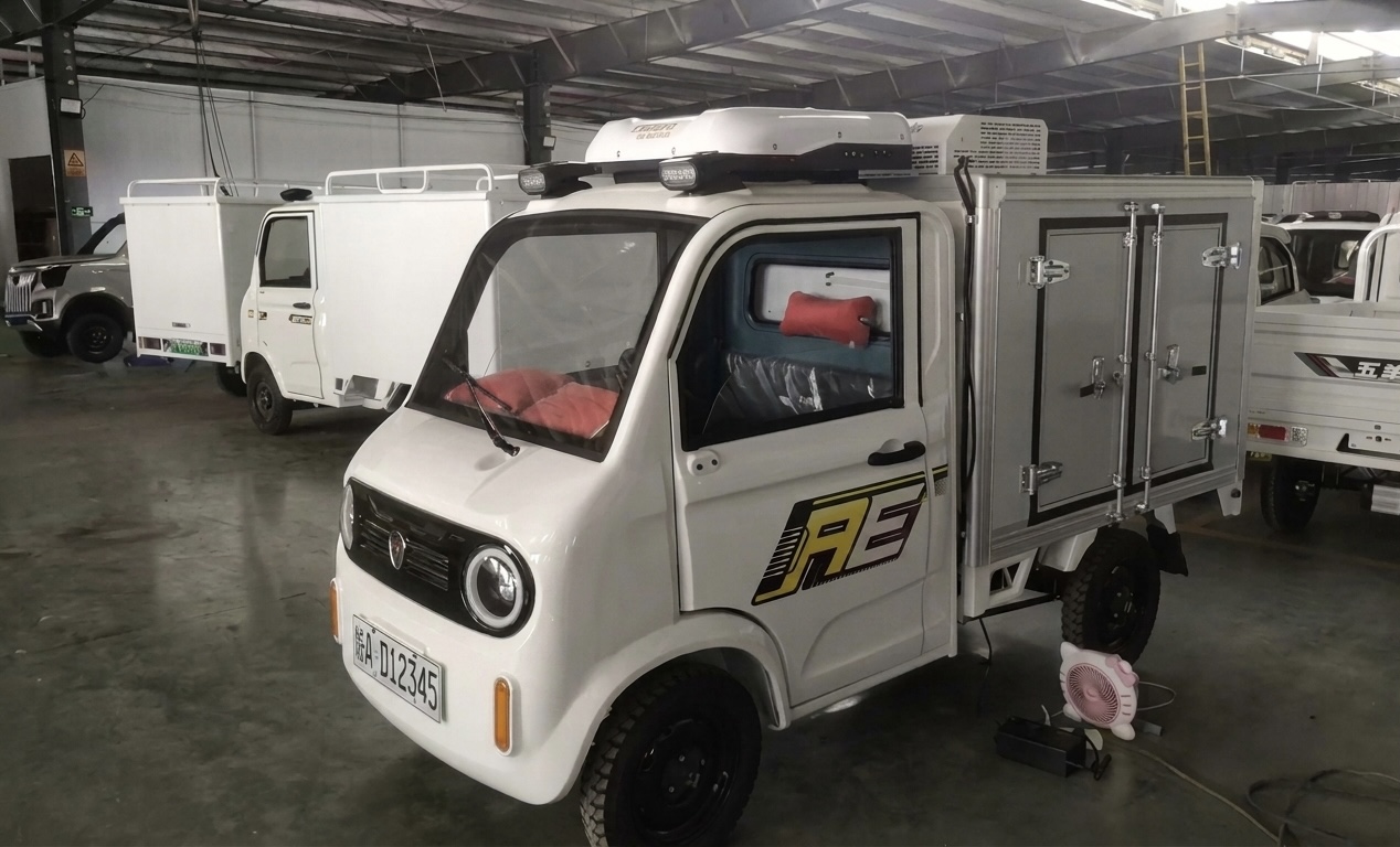 Electric vehicle used for agricultural logistics and transportation
