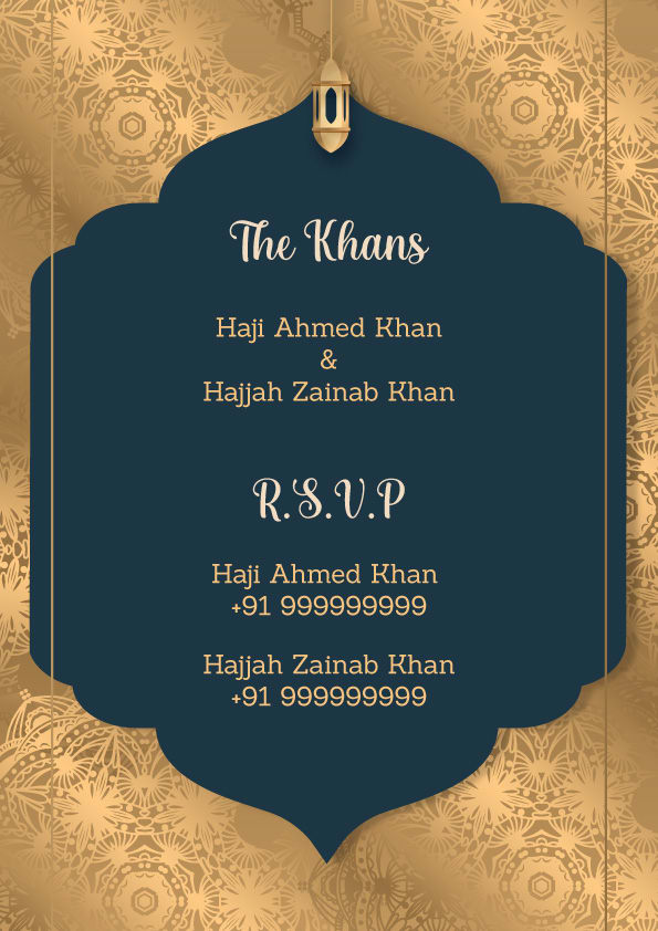 Barkat-e-Ishq wedding invitation template - Page 3