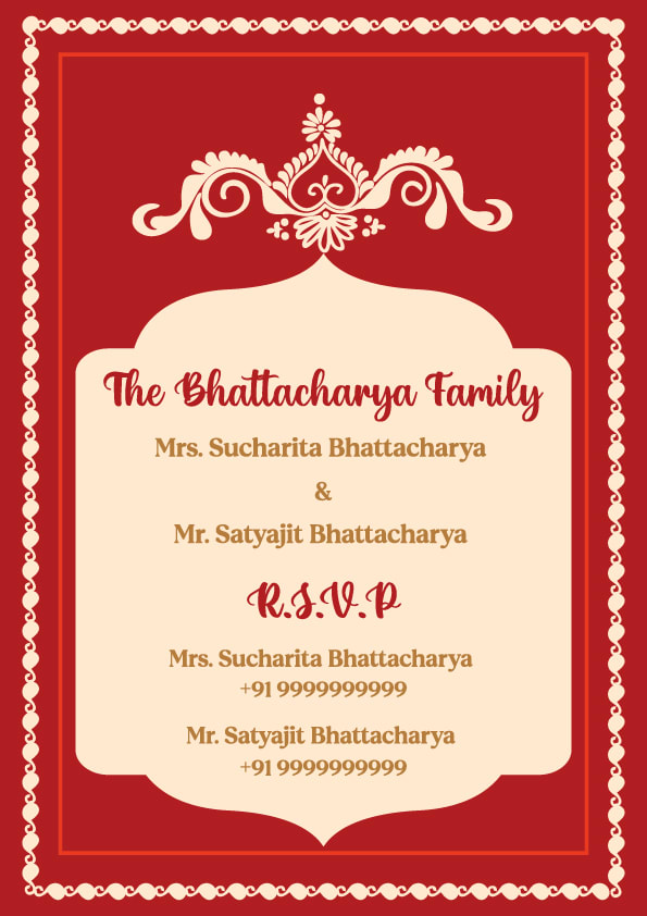 Bong Bondhon wedding invitation template - Page 3