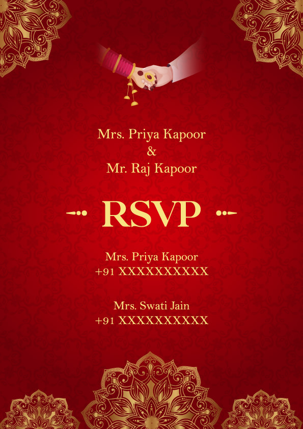 Shaadi Signature wedding invitation template - Page 3
