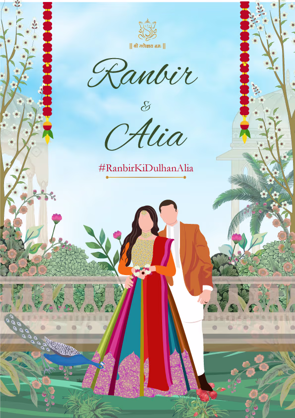 Shaadi Symphony wedding invitation template