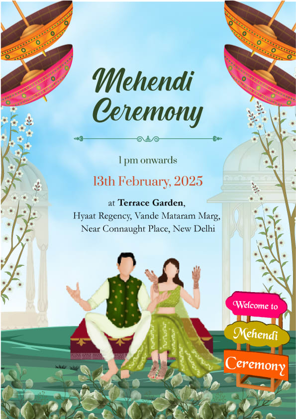 Shaadi Symphony wedding invitation template - Page 4