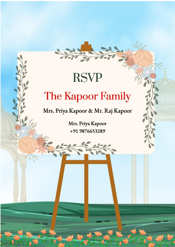 Shaadi Symphony wedding invitation template - Page 6