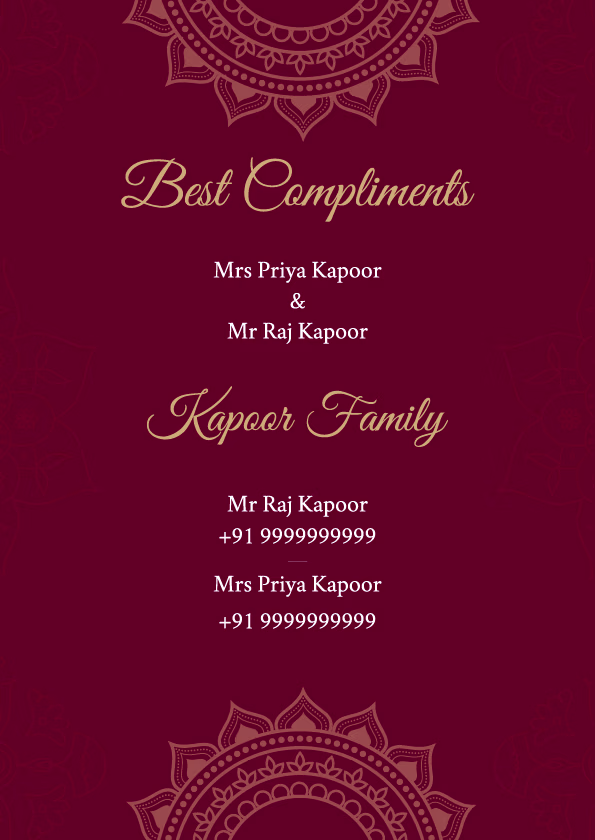 Shubh Mangal Savdhaan wedding invitation template - Page 3