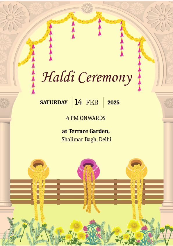 The Grand Shaadi wedding invitation template - Page 4