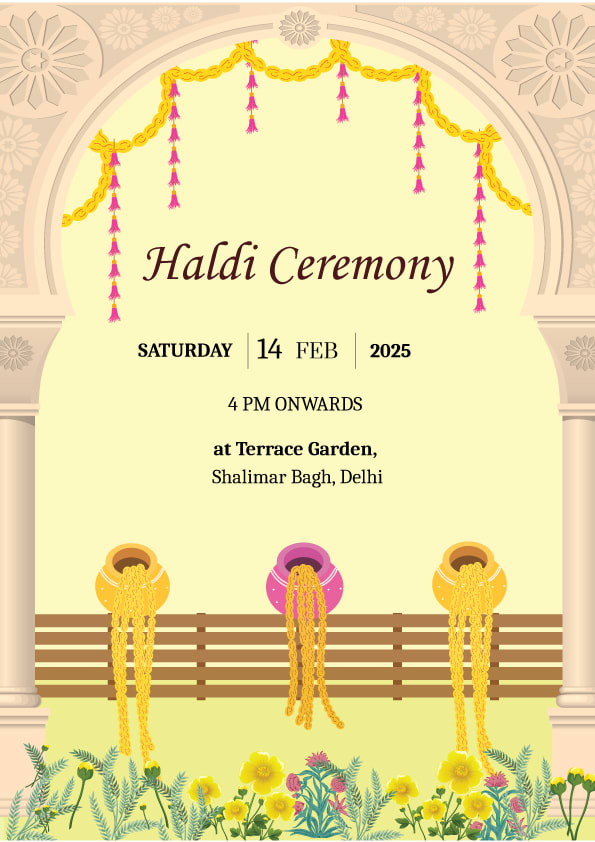 The Grand Shaadi wedding invitation template - Page 4