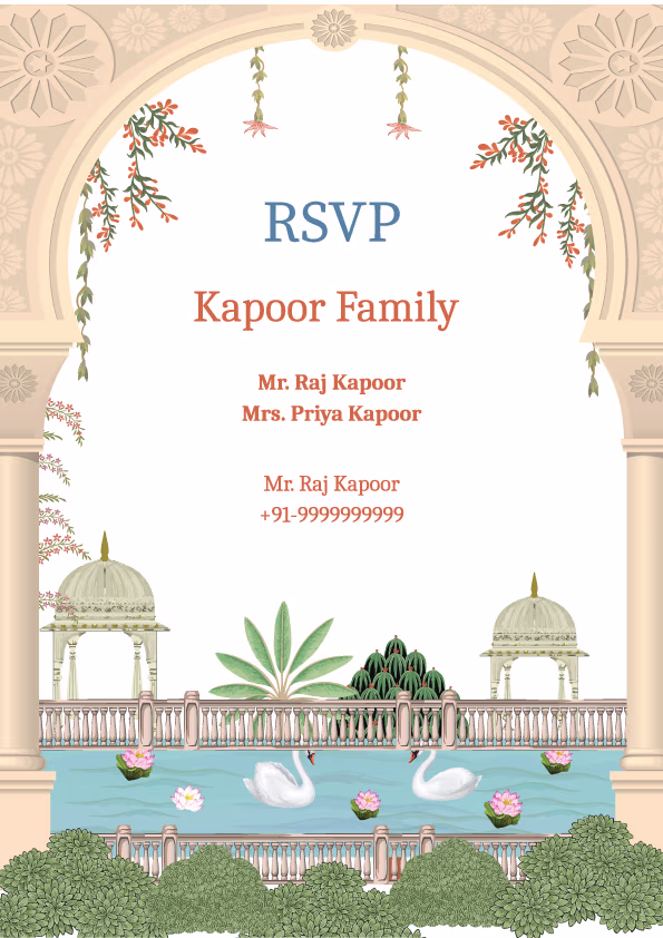 The Grand Shaadi wedding invitation template - Page 6