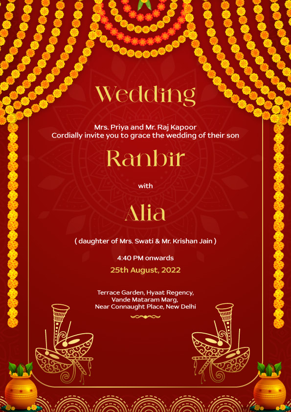 The Eternal Promise wedding invitation template - Page 2