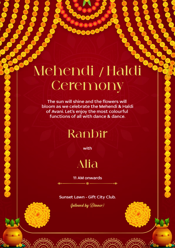 The Eternal Promise wedding invitation template - Page 3