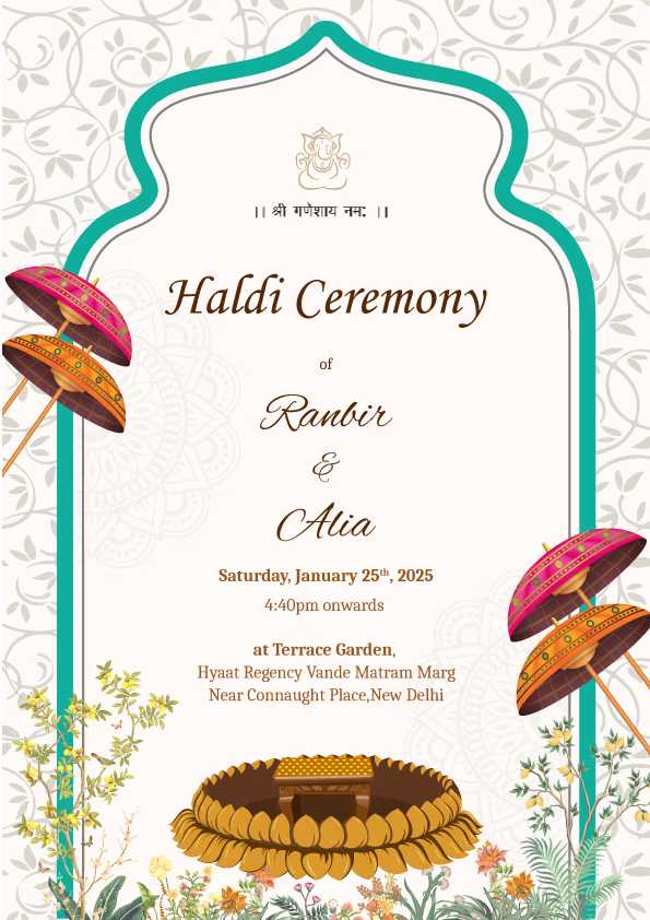 The Ivory Canvas wedding invitation template - Page 5