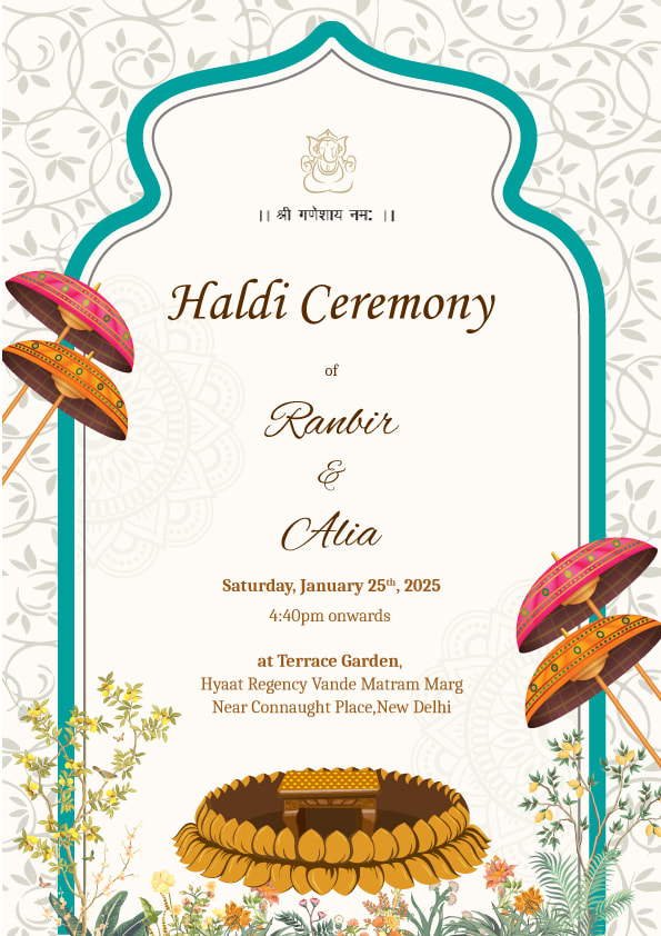 The Ivory Canvas wedding invitation template - Page 5