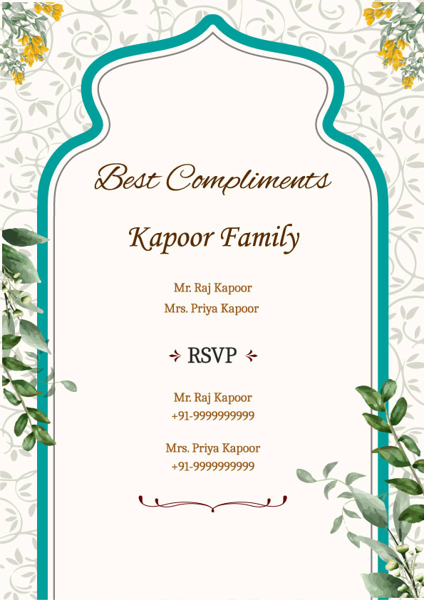 The Ivory Canvas wedding invitation template - Page 6