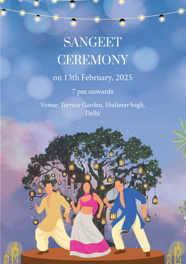 Peach Serenity wedding invitation template - Page 4