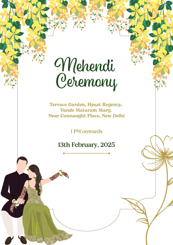 Peach Serenity wedding invitation template - Page 4