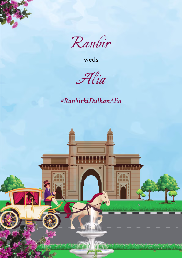 The Grand Shringar wedding invitation template