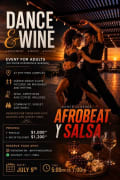 Dance & Wine: Afrobeat y Salsa