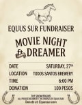 Equus Sur Fundraiser: Movie Night ft. Dreamer