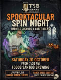 Spooktacular Spin Night: Haunted Grooves & Craft Brews