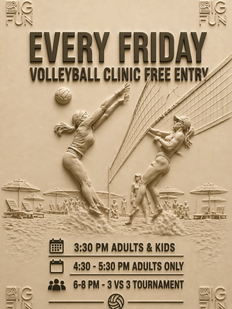 Volleyball Clinic Free Entry