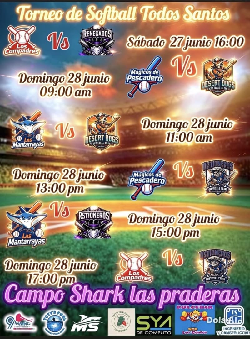 Torneo de Softball Todos Santos