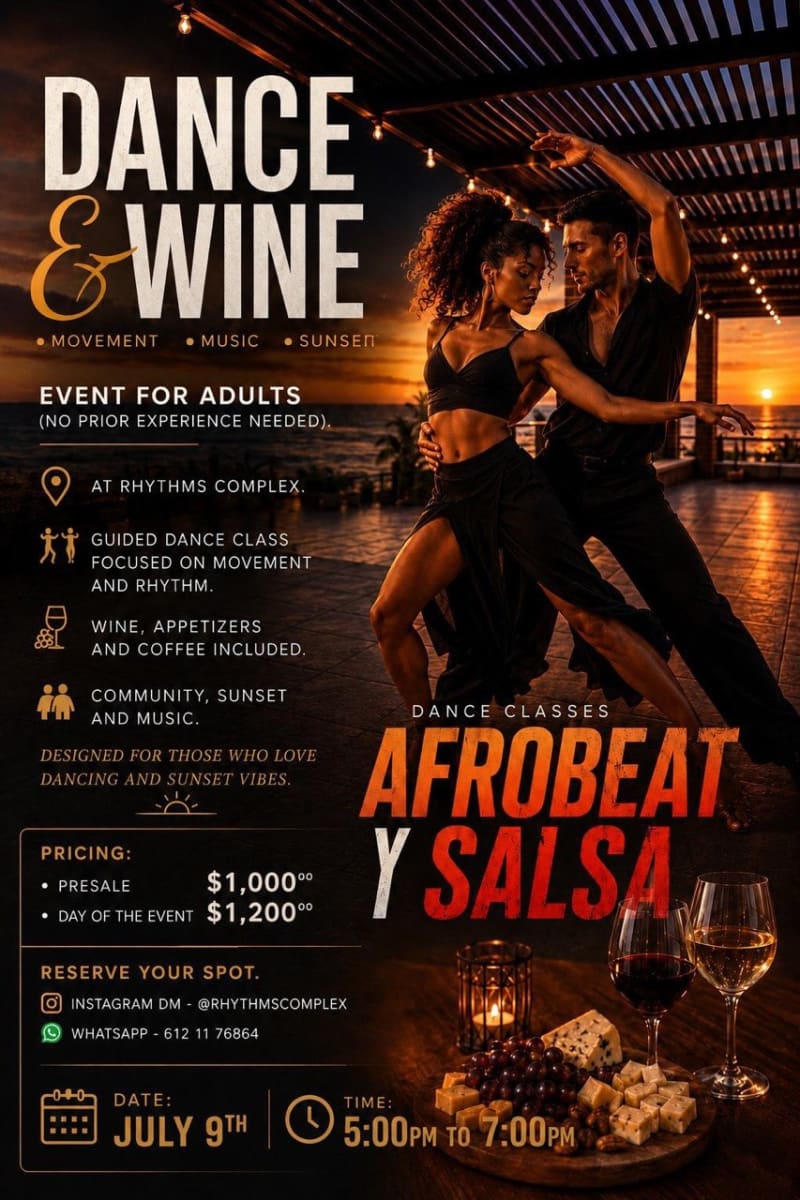 Dance & Wine: Afrobeat y Salsa