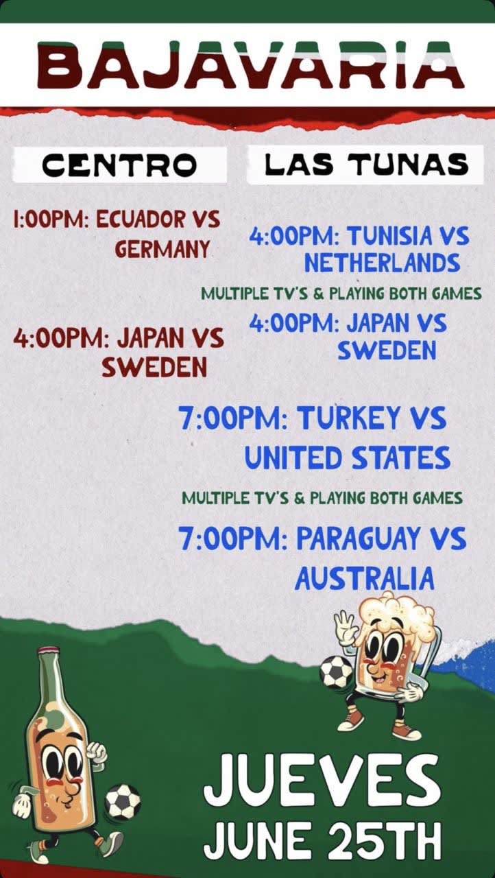 World Cup Watch Party at Bajavaria