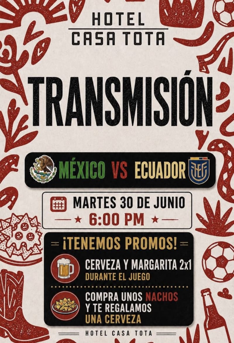 Transmisión: México vs Ecuador
