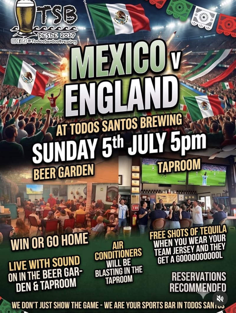 Mexico v England Watch Party