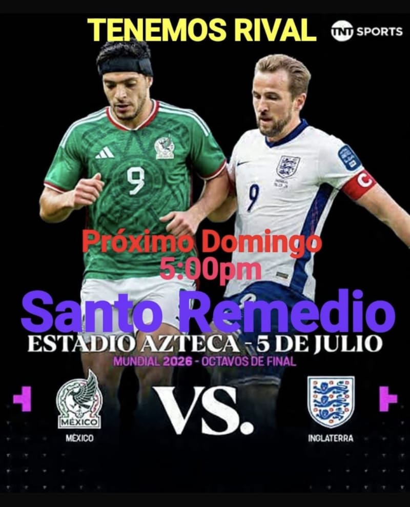 México vs. Inglaterra – Mundial 2026 Octavos de Final Watch Party