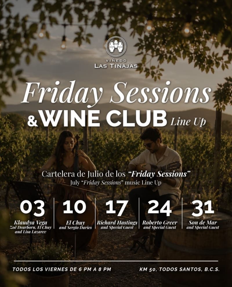 Friday Sessions & Wine Club – Son de Mar and Special Guest