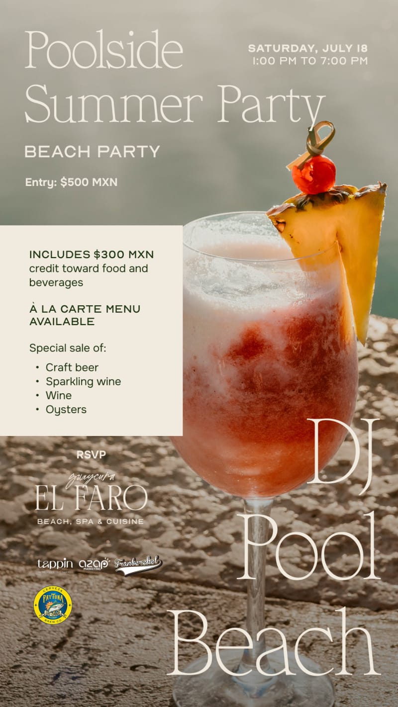 Summer Pool Party – El Faro Beach Club & Spa