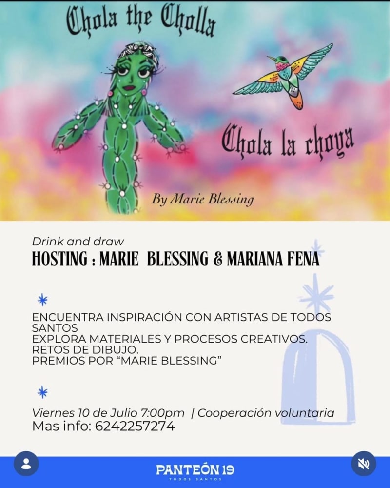 Drink and Draw – Chola the Cholla
