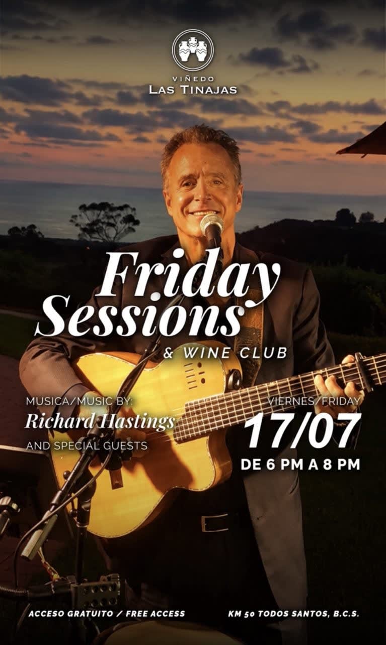 Friday Sessions & Wine Club featuring Richard Hastings