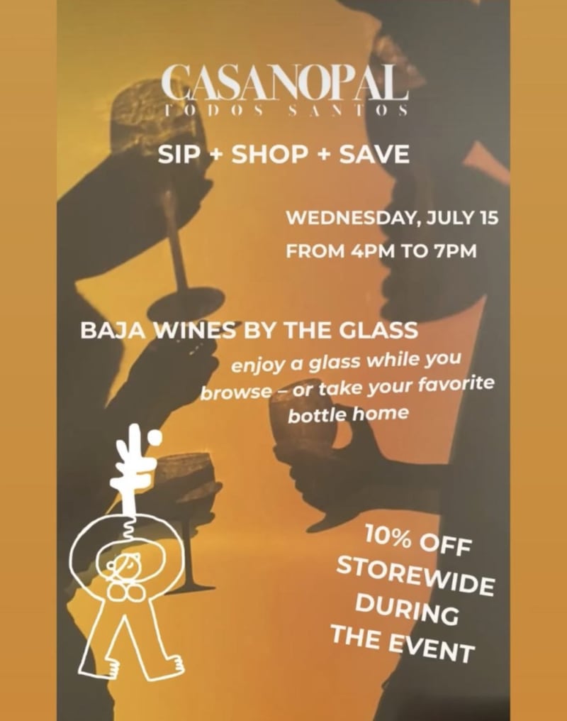 Sip + Shop + Save at Casa Nopal