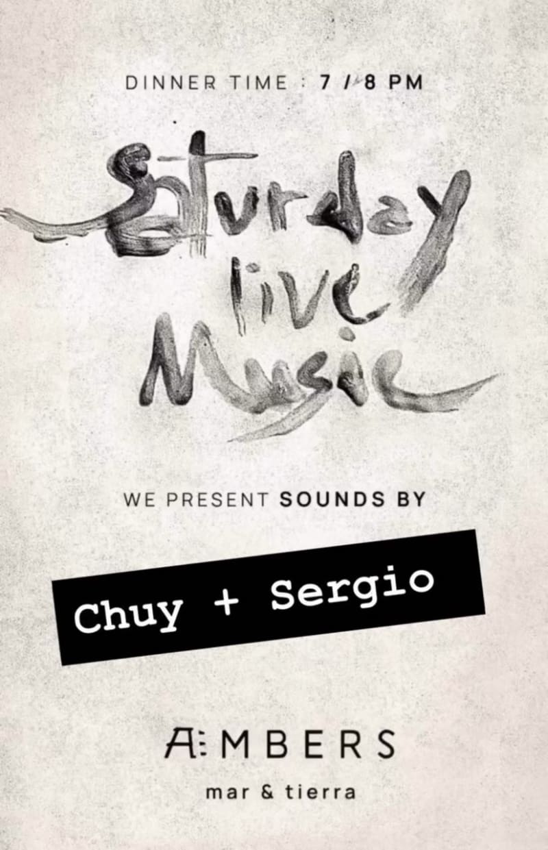 Saturday Live Music: Chuy + Sergio
